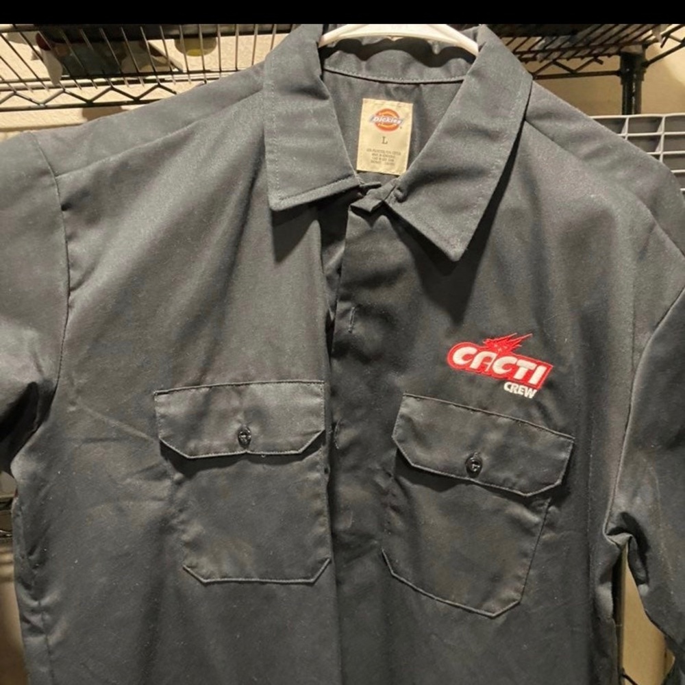 Cacti crew Anheuser busch sales shirt dickies work shirt rare!!